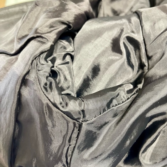 Hill & Archer Leather bomber style jacket, Approx 24” PTP, 26” Long Size 42 - Picture 8 of 11